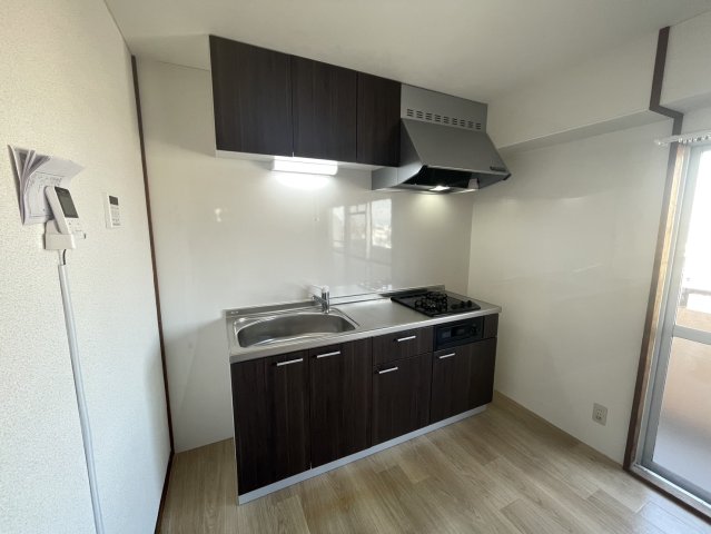 キッチン　ガスコンロが設置出来るキッチンです