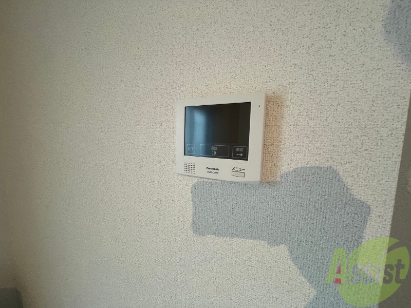 セキュリティ　インターホンで来客確認ができます。安心ですね。