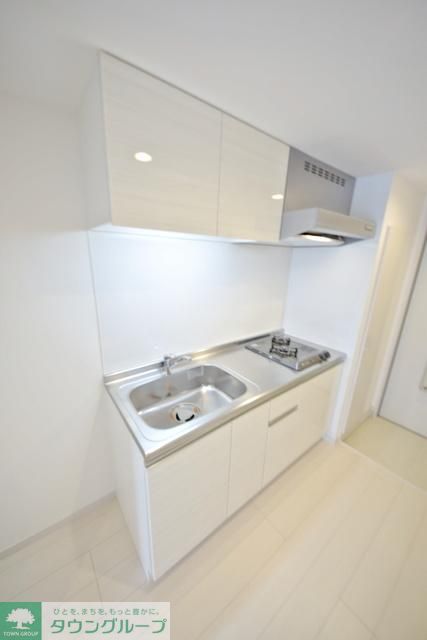 キッチン　2口コンロで料理も楽々