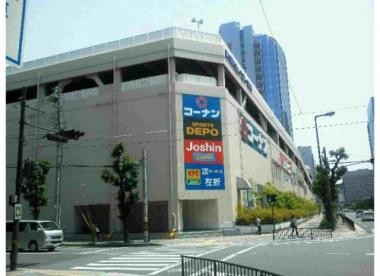 ショッピングセンター　コーナン新大阪センイシティー店（ショッピングセンター）まで450m
