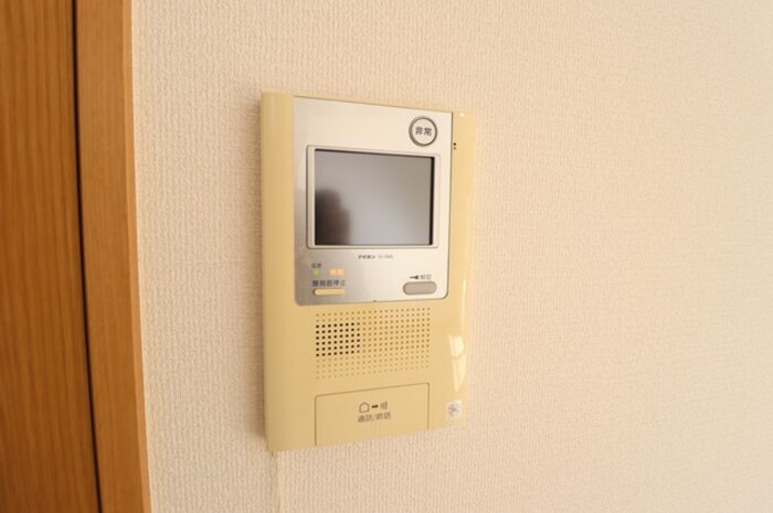 セキュリティ　モニター付きインターホンです