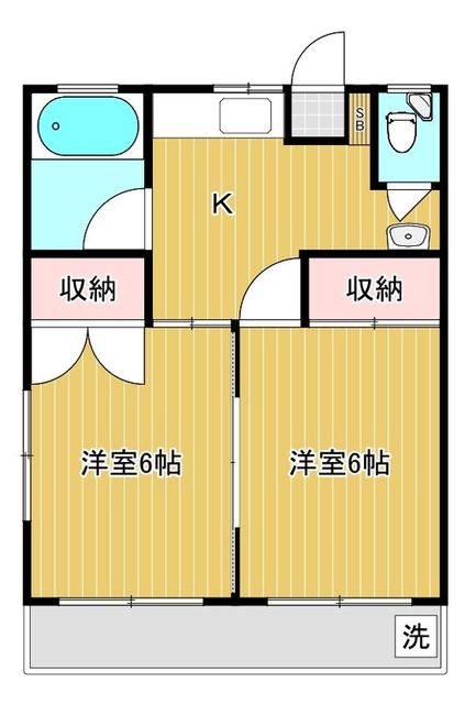 第1スザキハイツの間取り写真
