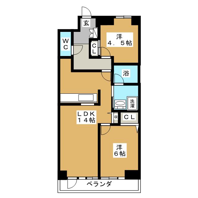 リバーシティ七番館の間取り写真