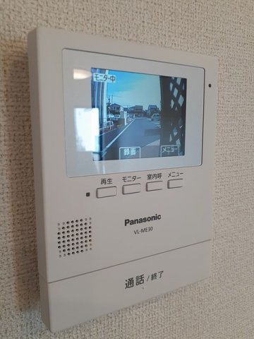 セキュリティ　モニター付きインターホンです