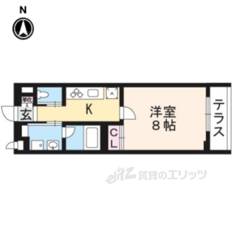 ロゼッタ北山の間取り写真