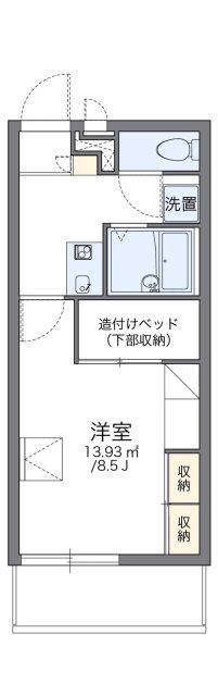 レオパレスLAHAINAの間取り写真
