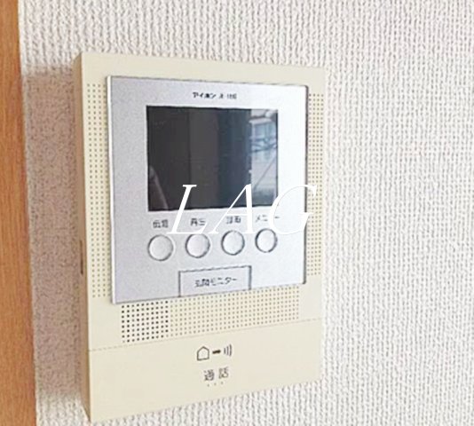 セキュリティ　モニター付きインターホンです。