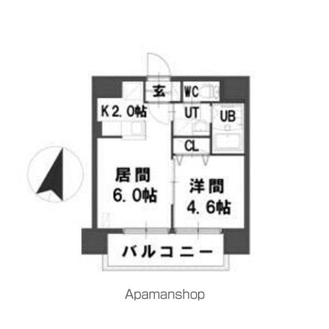フランセジュール裏参道の間取り写真