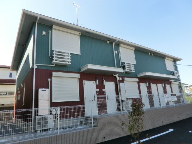 建物外観　2018年9月築の物件です。