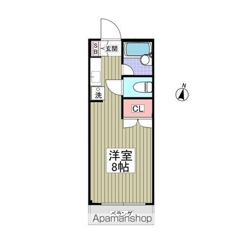 東京メトロ千代田線 北綾瀬駅 徒歩17分 3階建 築36年の間取り写真