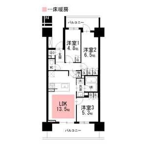 オープンレジデンシア葵フォレストの間取り写真