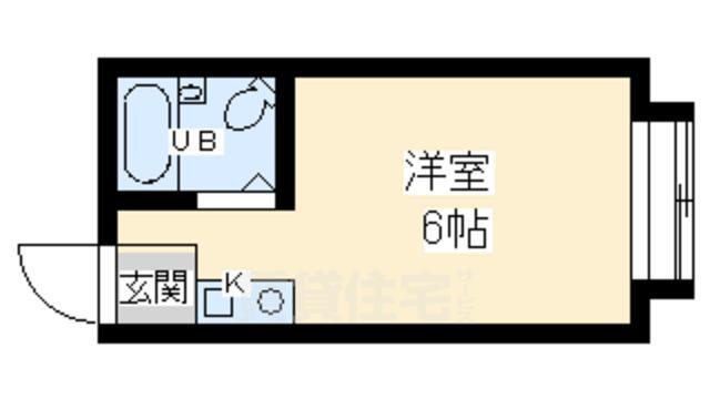 地下鉄御堂筋線 なかもず駅 徒歩12分 3階建 築38年の間取り写真