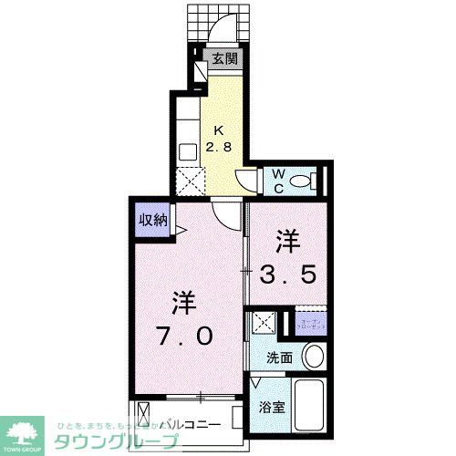 アンジュ Y.Mの間取り写真