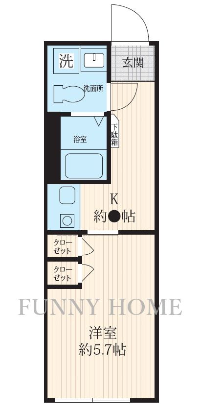 東急田園都市線 三軒茶屋駅 徒歩4分 3階建 新築の間取り写真