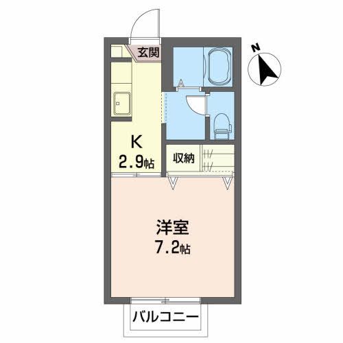 ディアス・クレストAの間取り写真