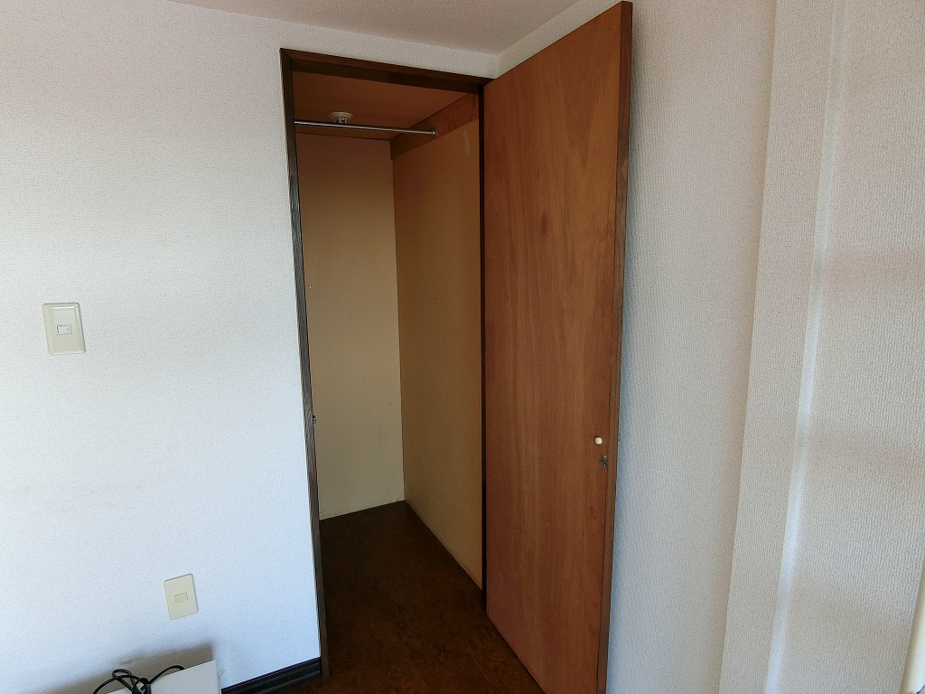 収納　クローゼットタイプの収納。