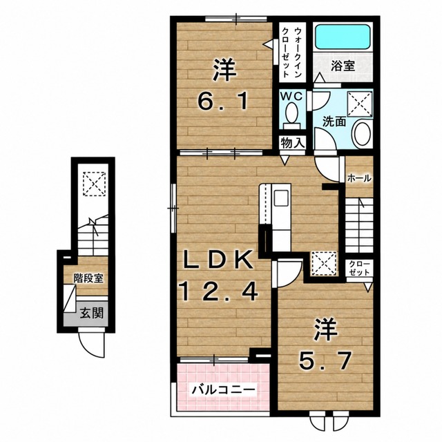 高槻堤町イーストの間取り写真