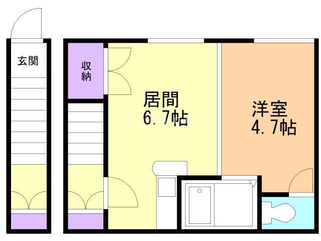 フラワーマンションの間取り