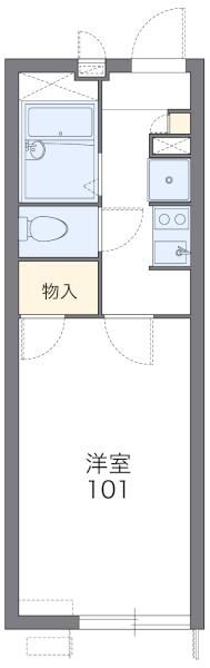 柏市みどり台のアパートの間取り