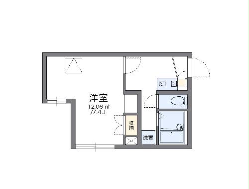 レオパレスウィステリアの間取り