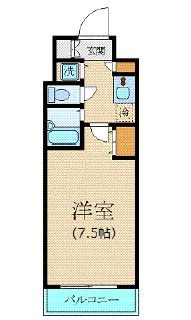 カスタリア新宿の間取り