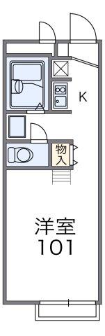 レオパレスグランシャリオの間取り