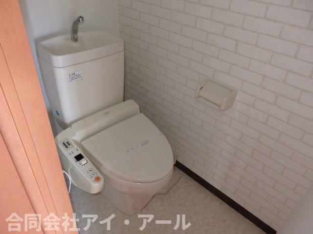 【宇部市開のアパートのトイレ】