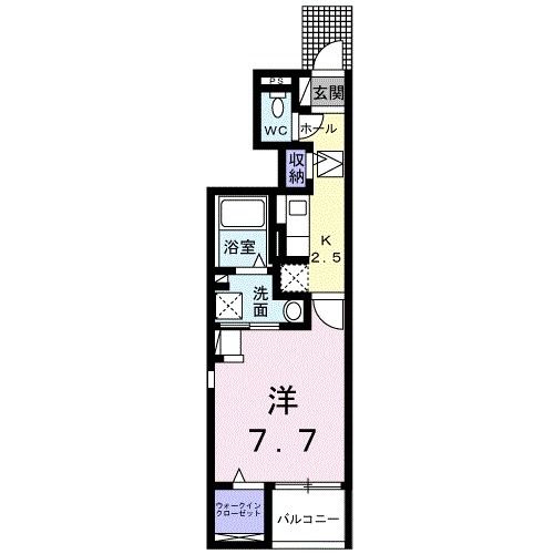 アクアプラ浅江６　Iの間取り