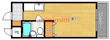 第２ハイツ杉本の間取り