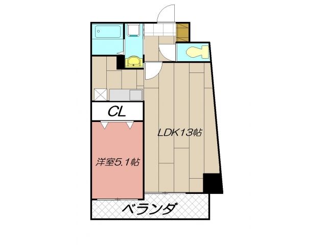 THE SQUARE Suite Residenceの間取り