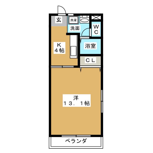 マンションベイビューの間取り