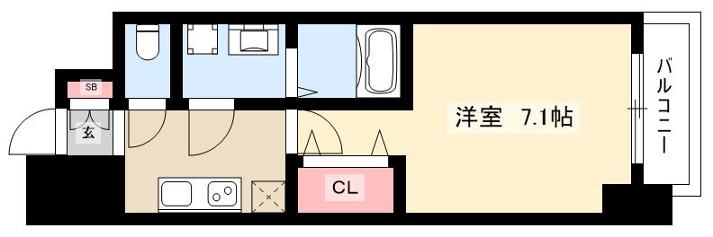 S-RESIDENCE浄心の間取り