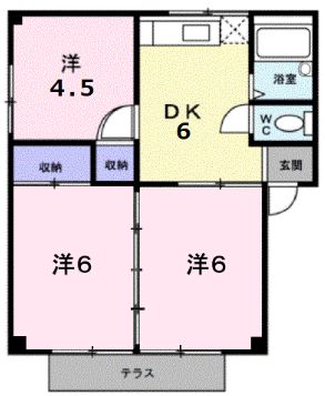 シティハイツ静風の間取り