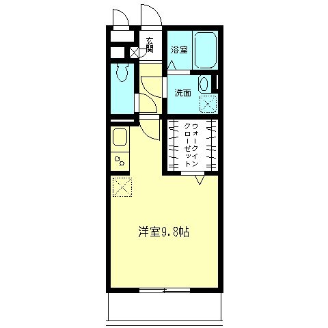 バリアント橋本の間取り