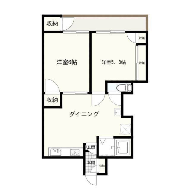 谷口ハビテーションの間取り