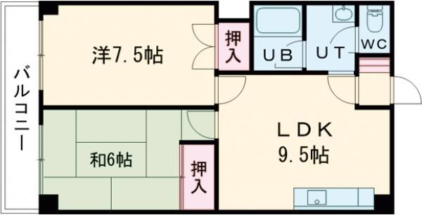 シェルブールの間取り