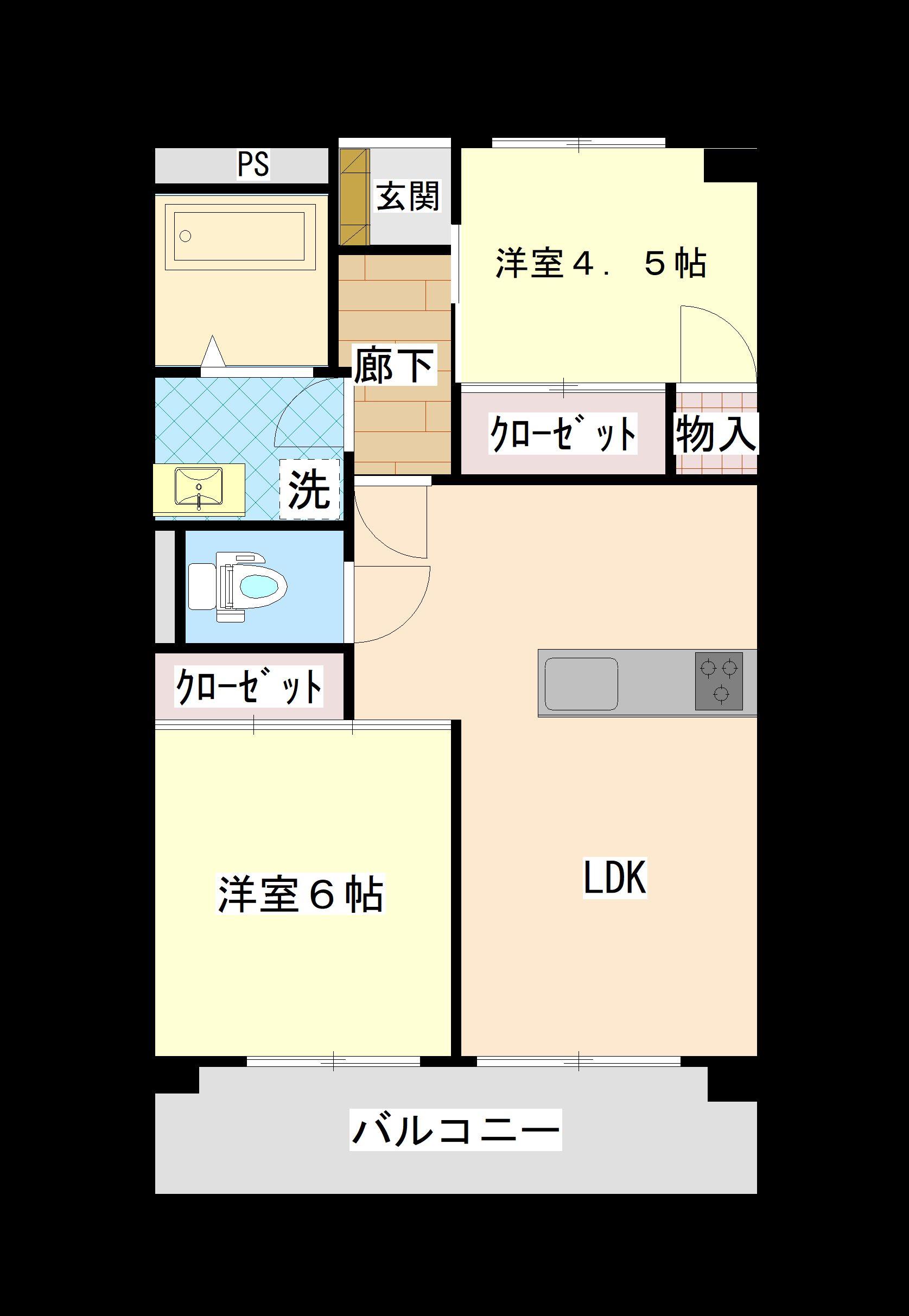 青山ハイツの間取り