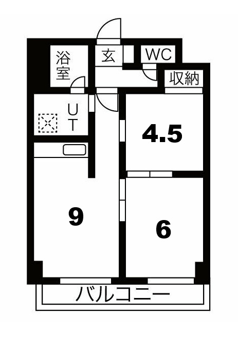 【コート大谷地の間取り】