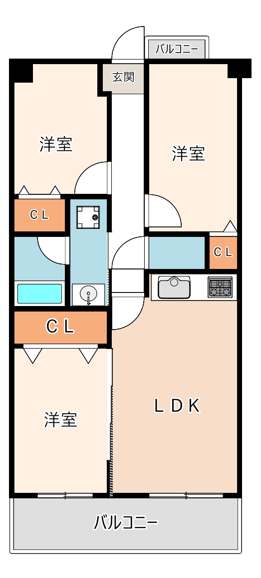 LANDSCAPEの間取り