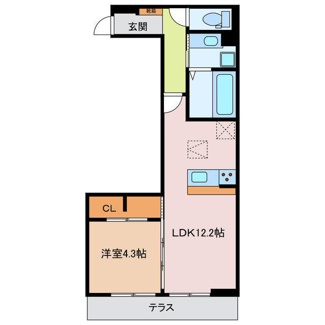 D-chambre掛樋の間取り