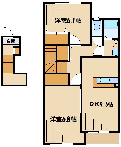 クロッツの間取り