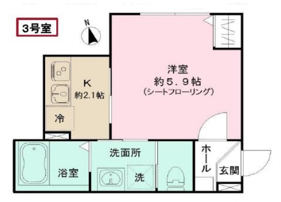 TOKIWADAI MANSIONの間取り