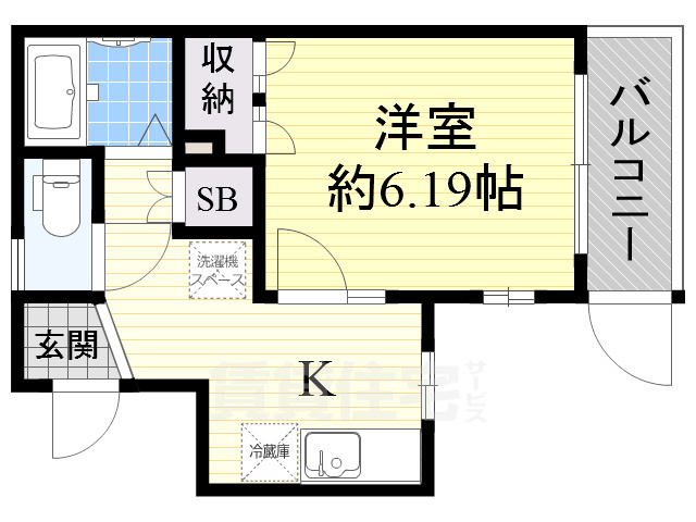 グランメール東淀川の間取り