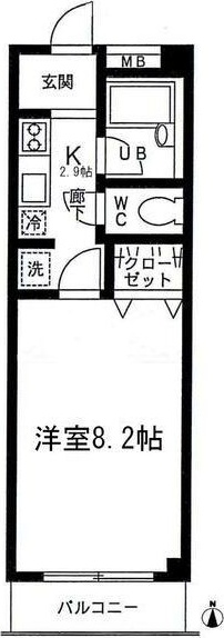 サンセール塩釜の間取り