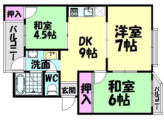 第２曽根団地の間取り