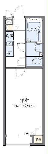 クレイノボヌール　テルマエの間取り