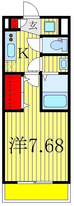 ジーメゾン西柏台の間取り