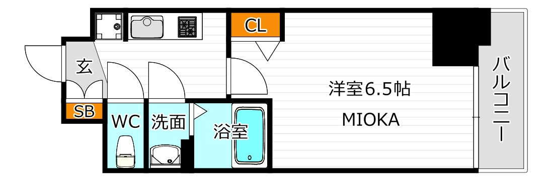 ララプレイス天王寺シエロの間取り