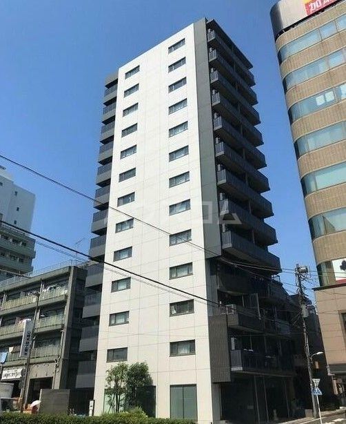 【品川区平塚のマンションの建物外観】