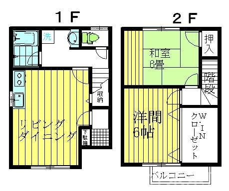 コーポ・カレントの間取り